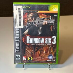 Ubisoft Tom Clancy's Rainbow Six‎ 3 Xbox Original Game Good Tested Tactical
